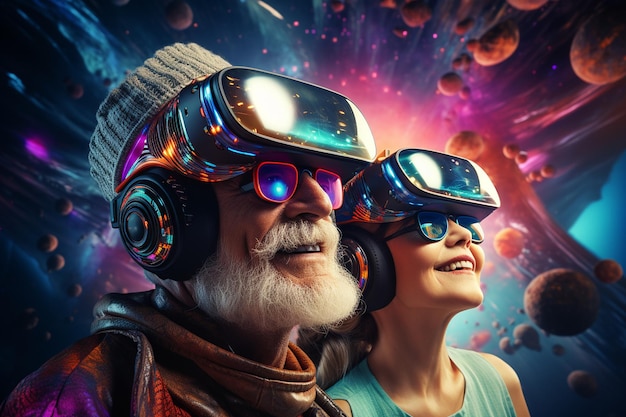 Gli anziani si tuffano nel Metaverso con i visori VR generativi di Ai