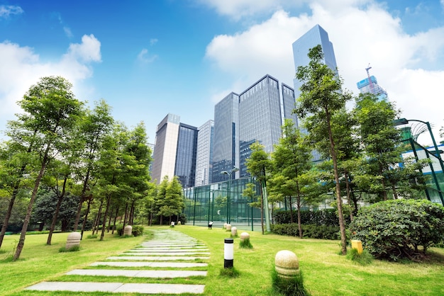 Gli edifici moderni di Chongqing