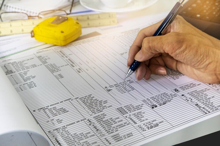 Foto gli ingegneri di progetto controllano i documenti di costruzione di vari sistemicostruzione di edifici e lavori di sistemaimmobiliare e attività di costruzione