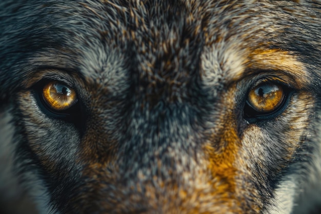 Gli occhi del lupo si chiudono. Il lupo, il lupo.