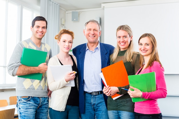 Gli studenti universitari hanno superato l&#39;esame