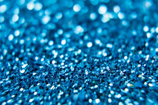 Glitter blu lucido