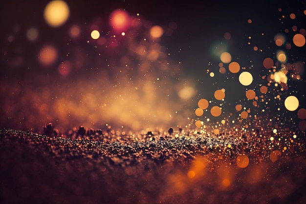 Glitter luci grunge background glitter defocused astratto Twinkly Lights and Stars Christmas Background
