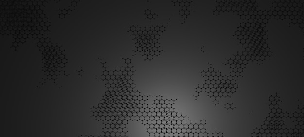 Global database and artificial intelligenceAbstract concept of big data or cyber security technology and connection Information transfer Minimal background 3D Render