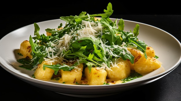 Gnocchi cremosi ai quattro tipi di formaggio e recollar