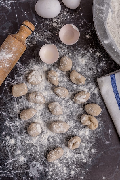 Gnocchi di pasta fresca italiana fatti a mano