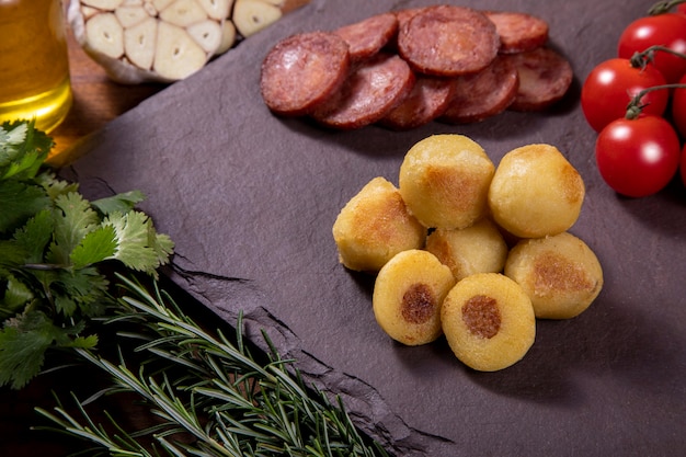 Gnocchi di patate ripieni di peperoni