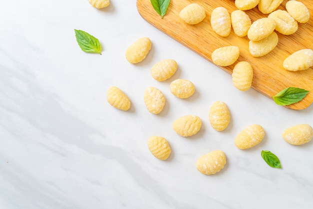 Gnocchi italiani tradizionali crudi