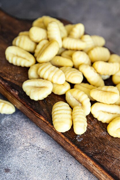 gnocchi pasta patate cucina italiana fresca pasto sano cibo spuntino dieta sul tavolo