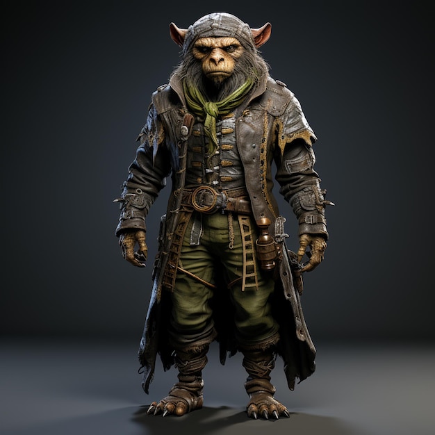 Goblin malvagio medievale