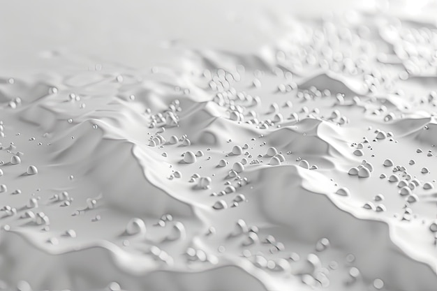 gocce d'acqua astratte su uno sfondo bianco gocce di acqua astratte sullo sfondo bianca