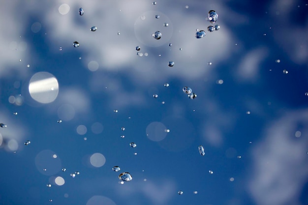 Gocce d'acqua nel cielo