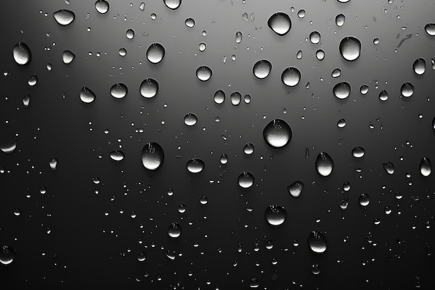 gocce di pioggia che cadono sui cerchi d'acqua astratti