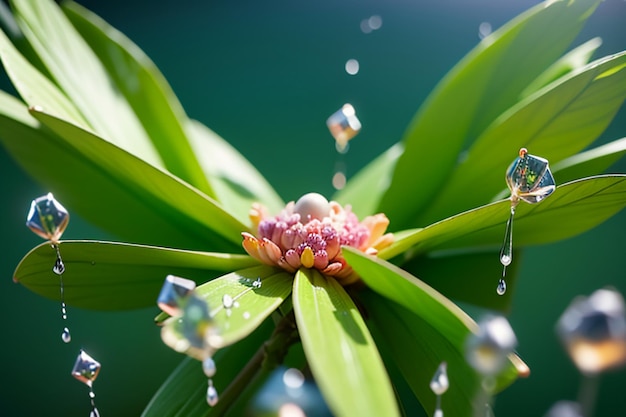 goccia d'acqua spruzzo spruzzo effetto speciale elemento di design creativo sfondo carta da parati