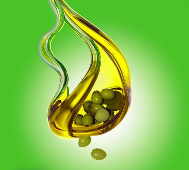 Goccia di olio d'oliva