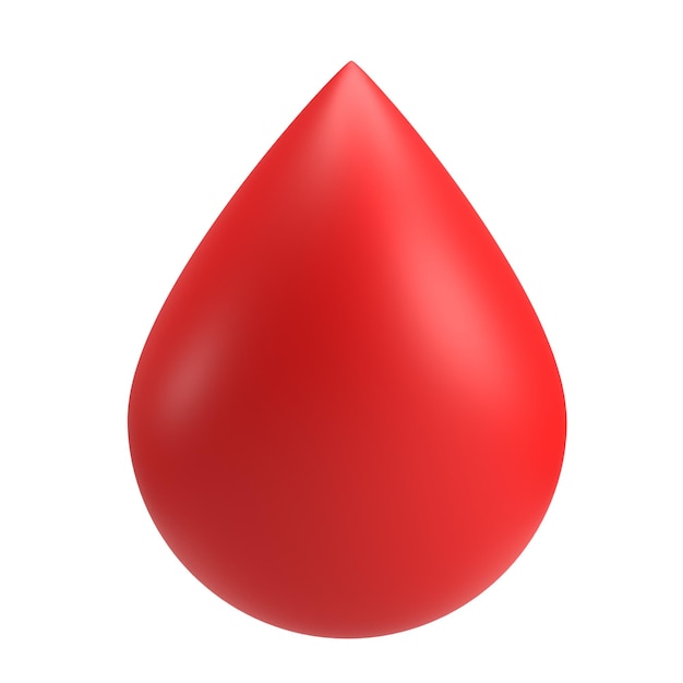 goccia di sangue me 3D