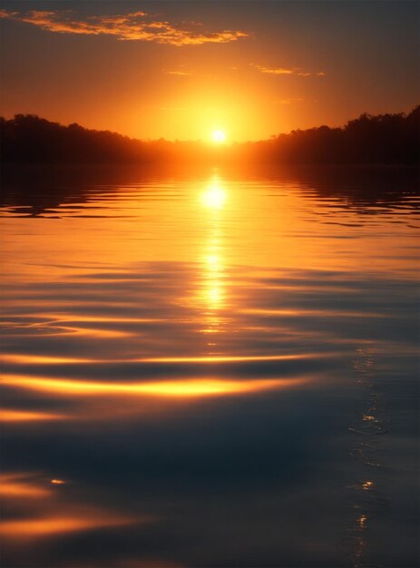 Goccia di sole nell'acqua