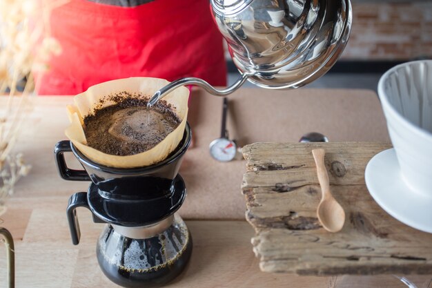 gocciolamento di caffè