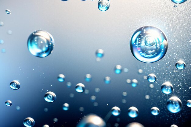 goccioline d'acqua bolla particelle lucido business tecnologia sfondo materiale di progettazione carta da parati