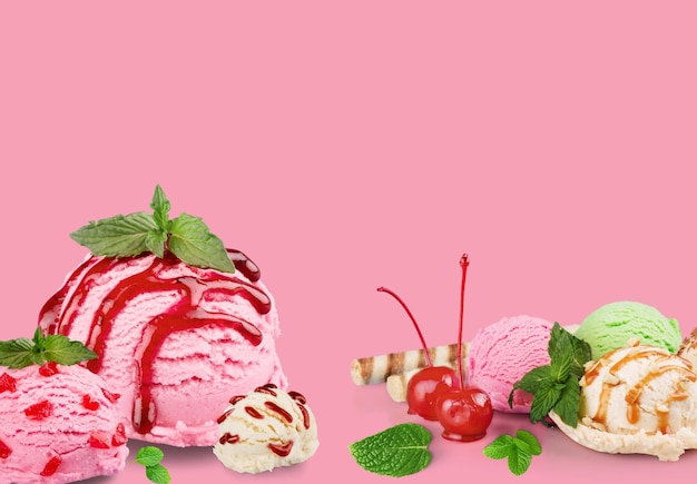 Godetevi l'armonia del dolce e dell'acido con il nostro gelato di fragole