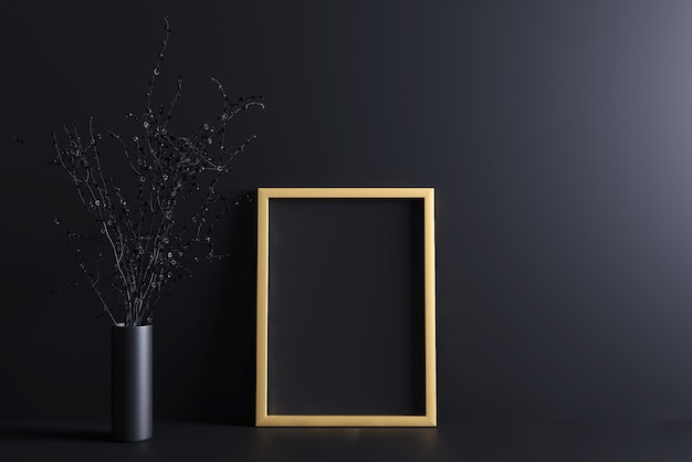 Gold Frame Mockup