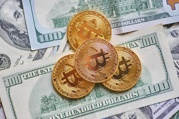 Golden Bitcoin su dollari USA