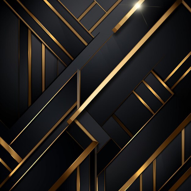 Golden Elegance Luxury Background con strisce d'oro