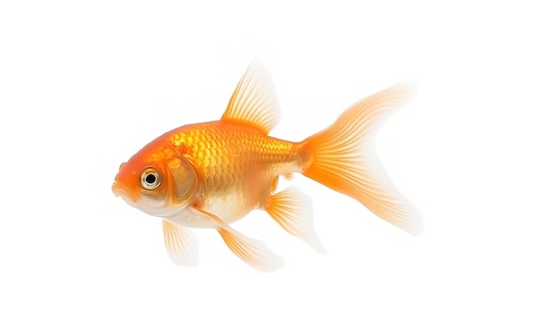 Goldfish un colpo di corpo intero di singolo