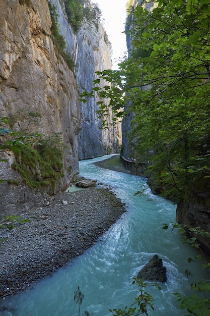 Gole del fiume Aare in Svizzera