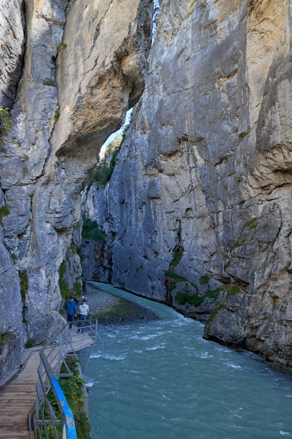 Gole del fiume Aare in Svizzera