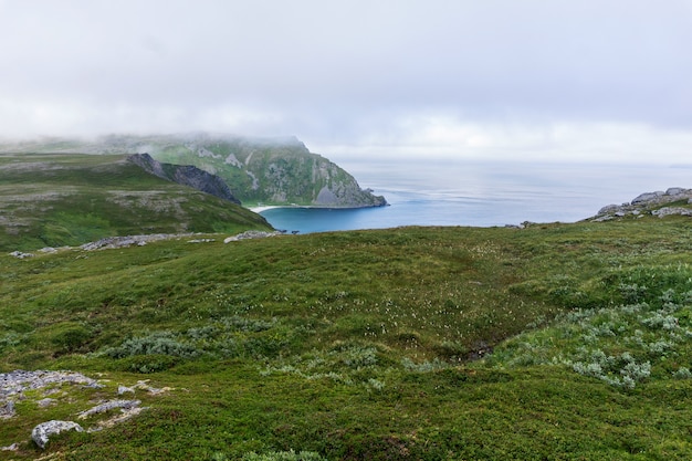 Golfo e spiaggia dell'isola Soroja, Norvegia