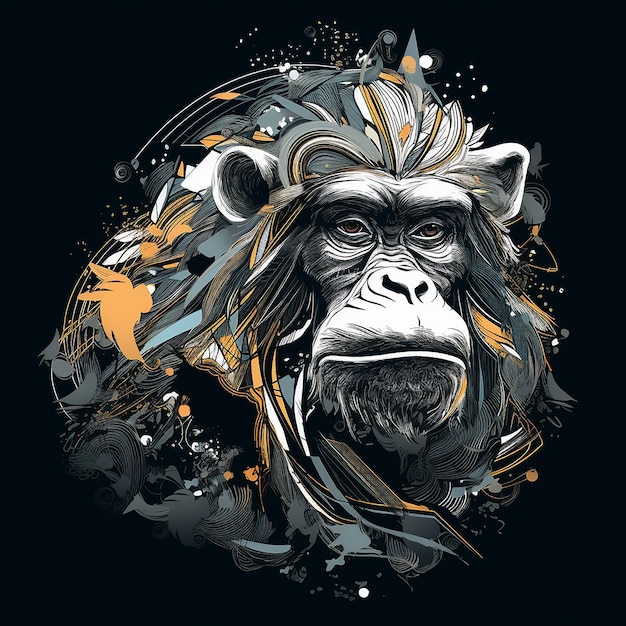 Gorilla astratta