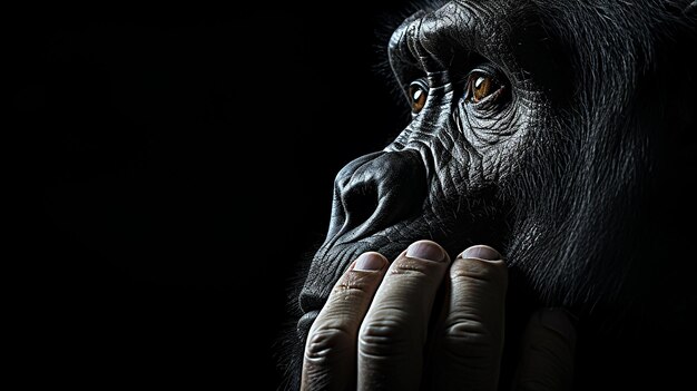 gorilla foto realistica generativa ai