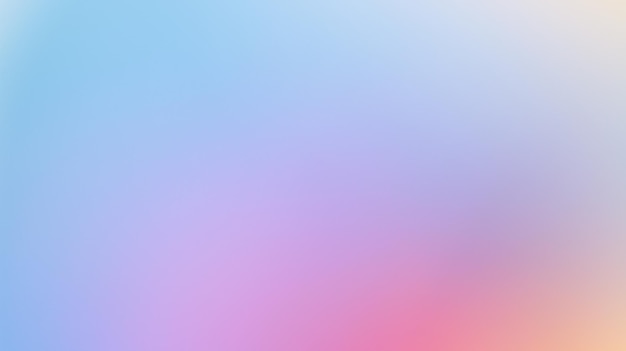 Gradien warna pastel lembut Latar belakang abstrak buram holografik