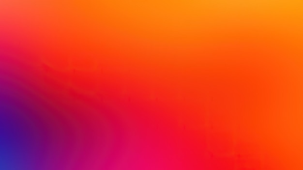 Gradiente astratto colorato arancione Vibrante sfondo sfocato Tonalità vivide Generative AI