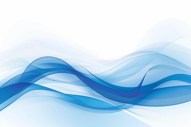 Gradiente d'onda sfondo blu design moderno