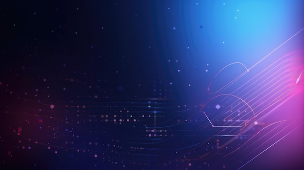 Gradiente neon linea tecnologia sfondo astratto AI generativa AIG21