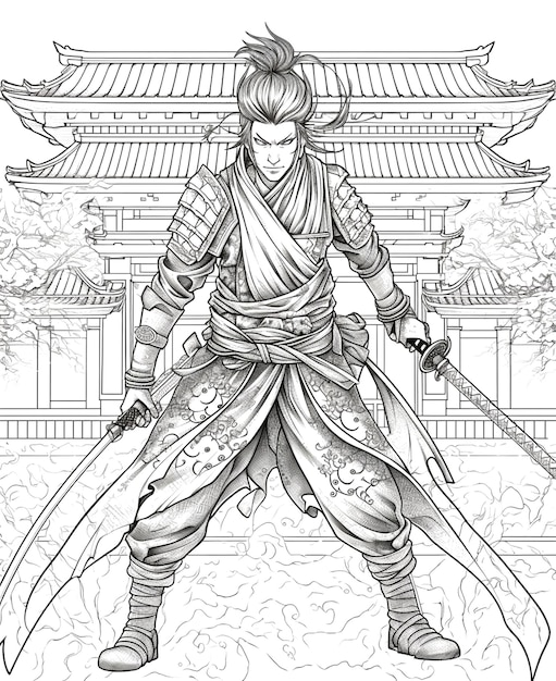 grafica del samurai