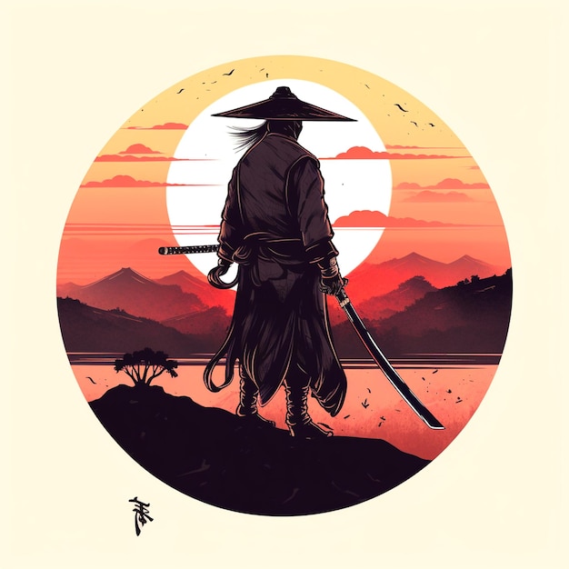 grafica del samurai