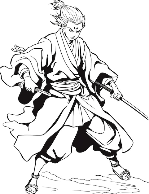 grafica del samurai