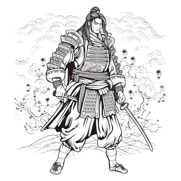 grafica del samurai