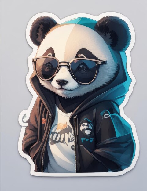 Grafica di ispirazione retrò di Panda Streetwear con Ghibli Touch