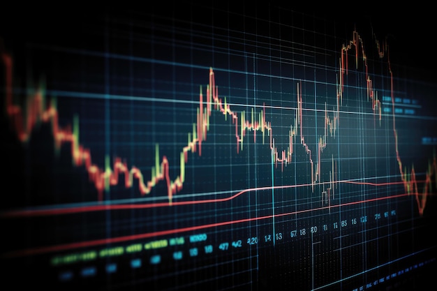 Grafici del mercato azionario ai generati