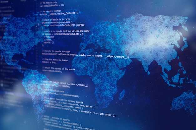 Grafici di strumenti finanziari con vari tipi di indicatori compresa l'analisi del volume per l'analisi tecnica professionale sul monitor di un computer.