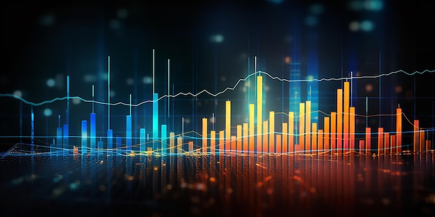 Grafico del grafico di crescita Ai generativo