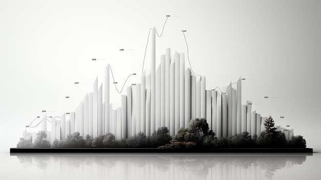 Grafico di valore decrescente nel tempo