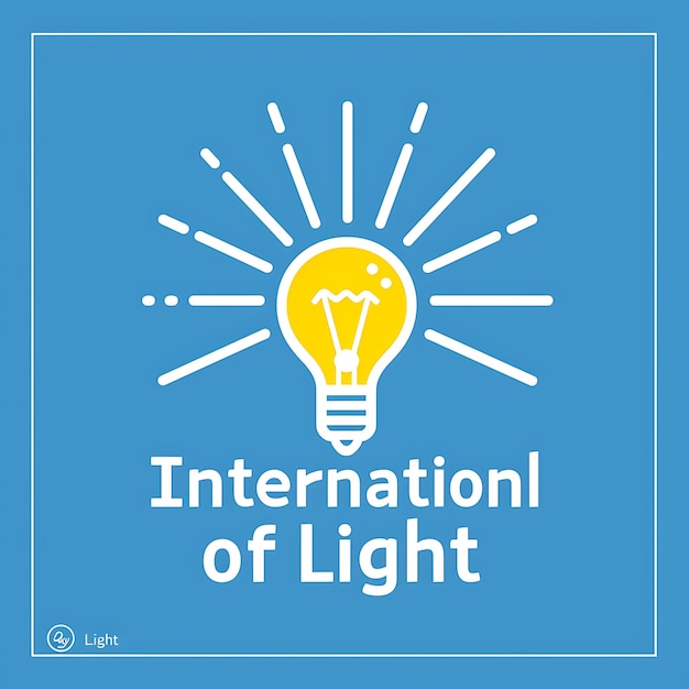 Grafico vettoriale per la celebrazione della Giornata Internazionale della Luce