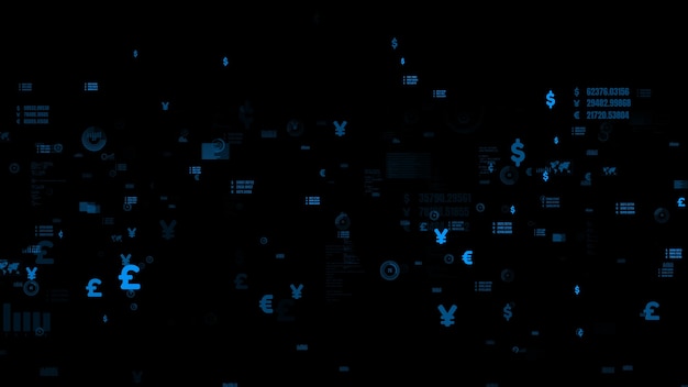 Grafico visualizzatore di dati aziendali e dati finanziari