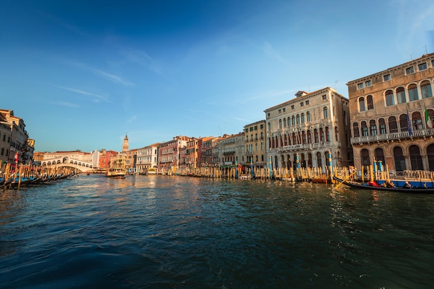 Gran Canale (Canal Grande) di Venezia, Veneto, Italia.