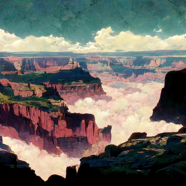 Grand Canyon in stile anime